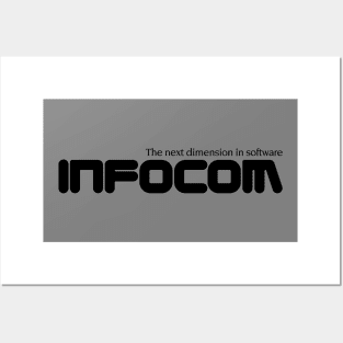 INFOCOM - v1 Black Posters and Art